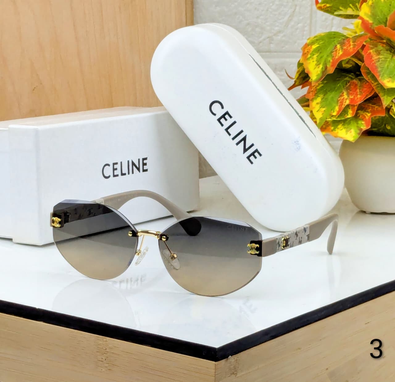 sunglasses - Tan