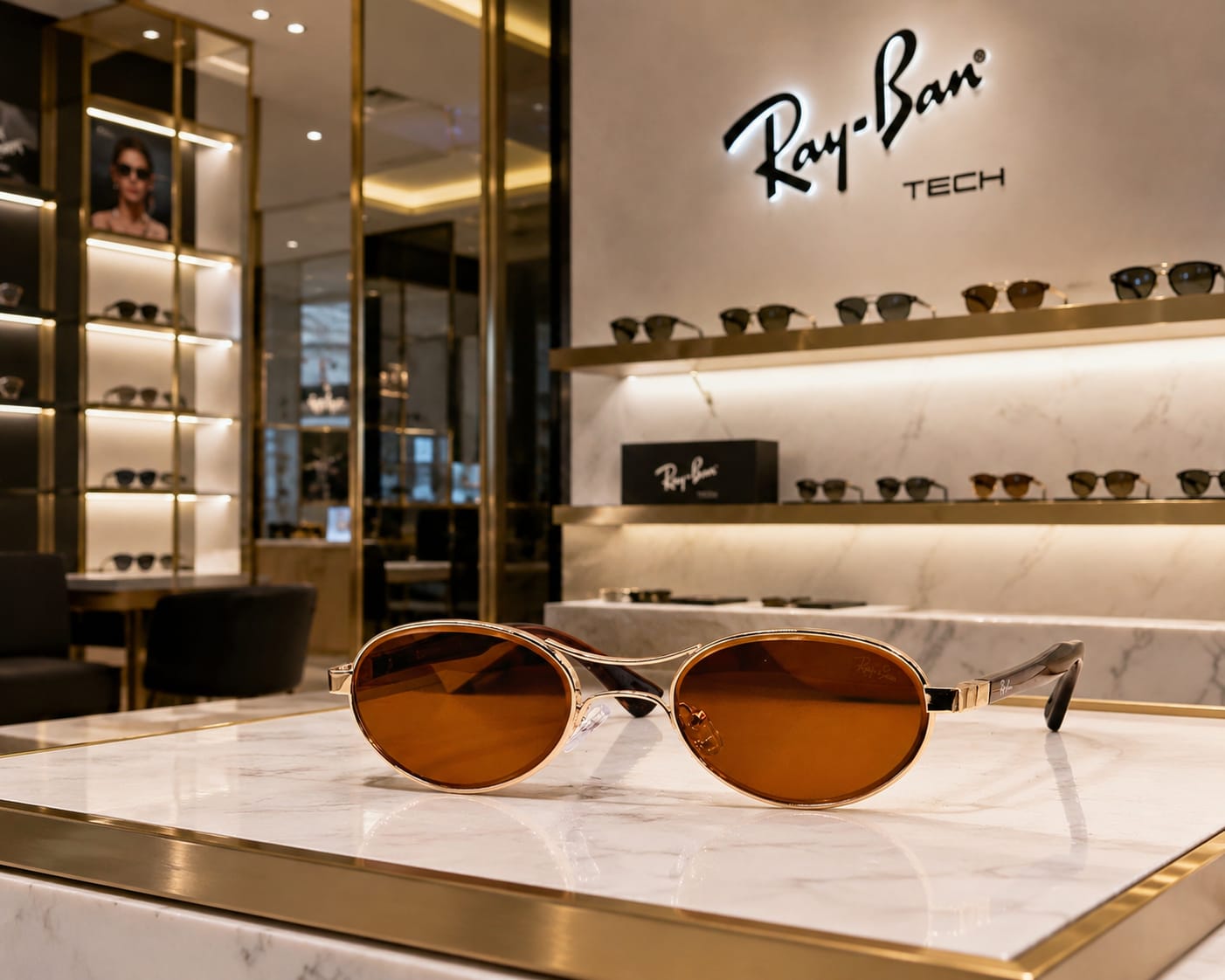 sunglasses - Gold
